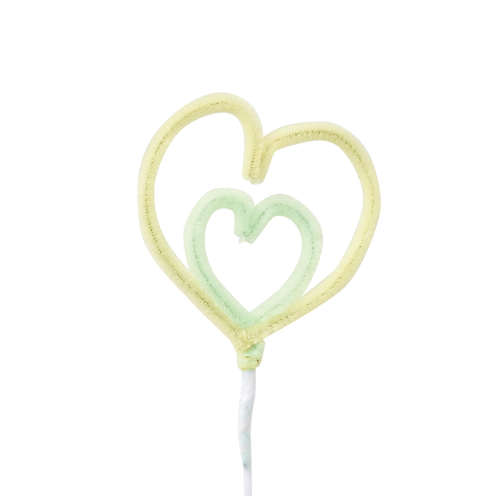 モールピック ハート イエローグリーン