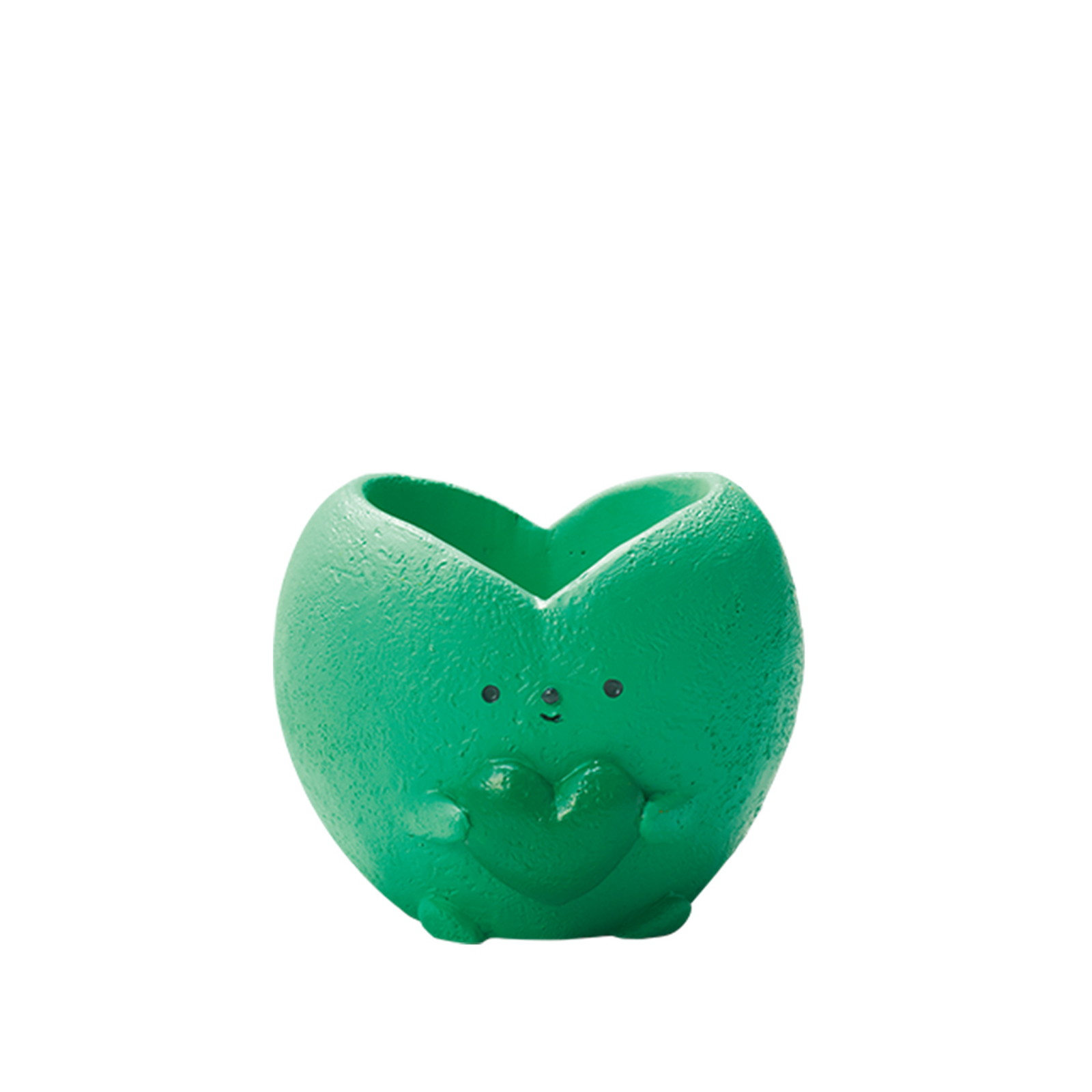 リトルレジンポット ハート グリーン