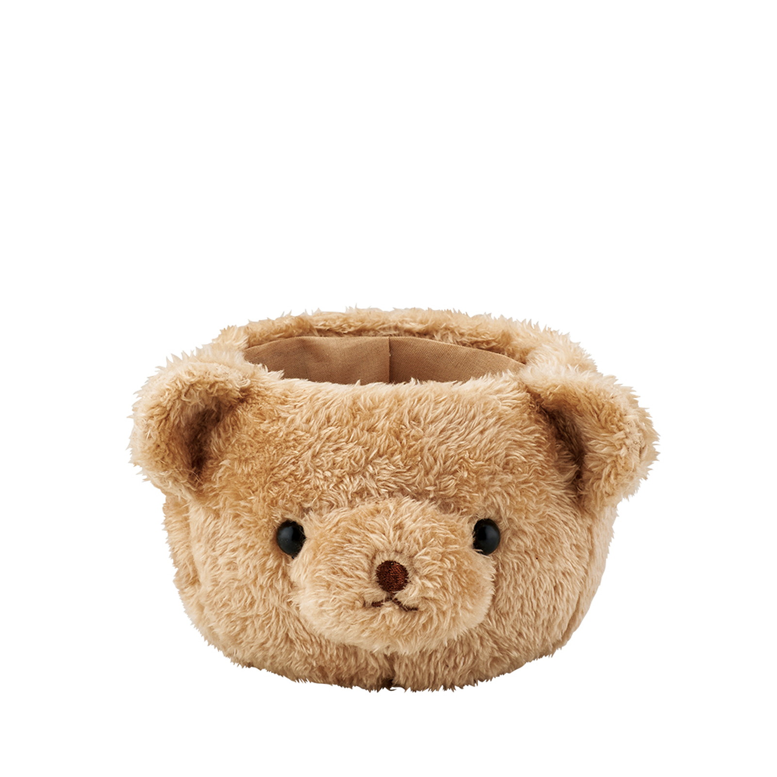 ふわふわベアーポット ベージュ