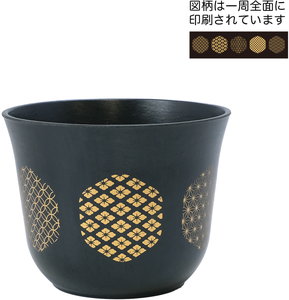 NYバンブーエコポット 椀型 和紋 L