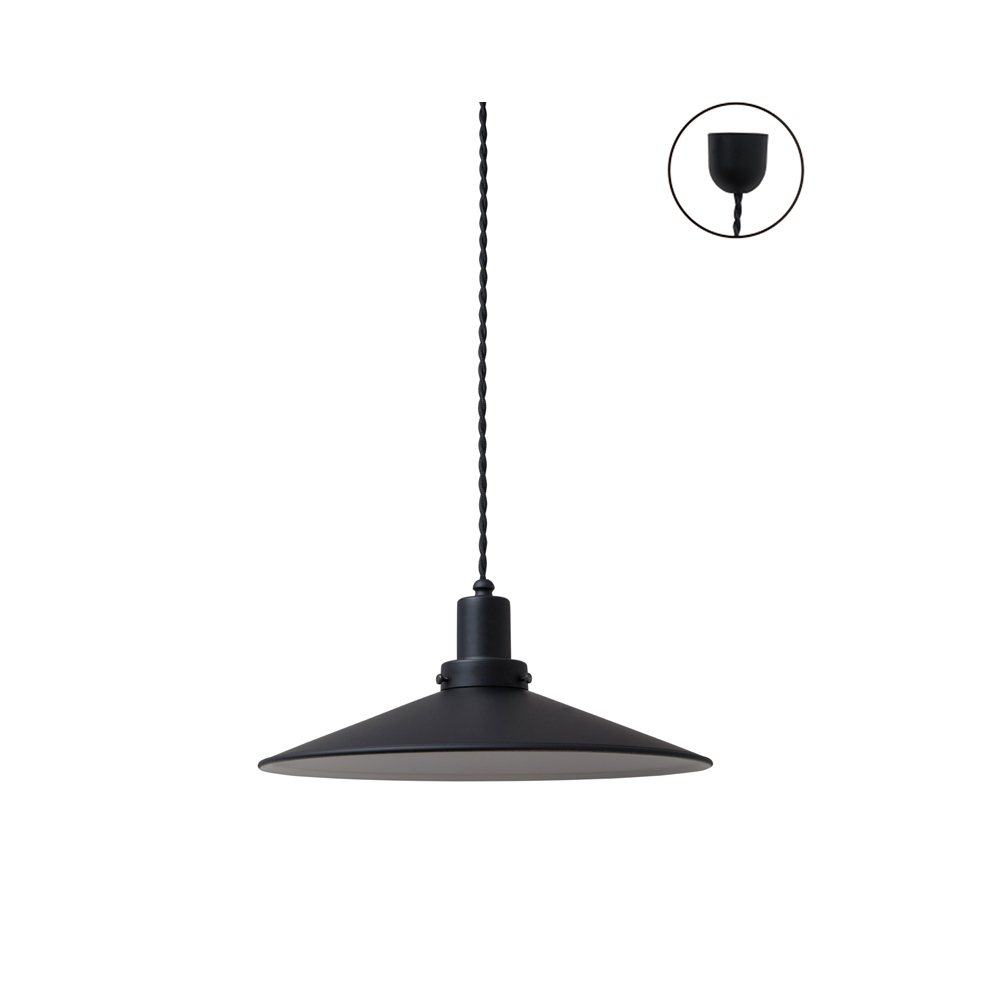 【個人宅配送不可】ペンダントライトM ブラック