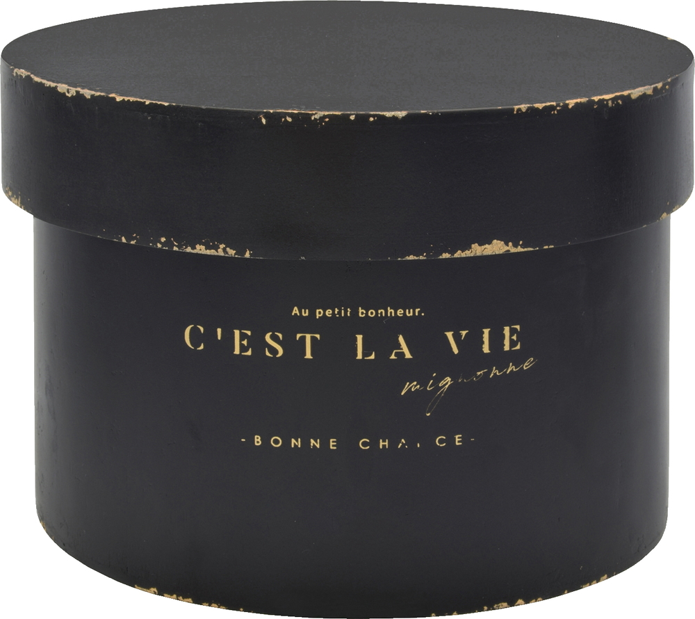 元上代\2900【個人宅配送不可】フルールハットボックスC-BK