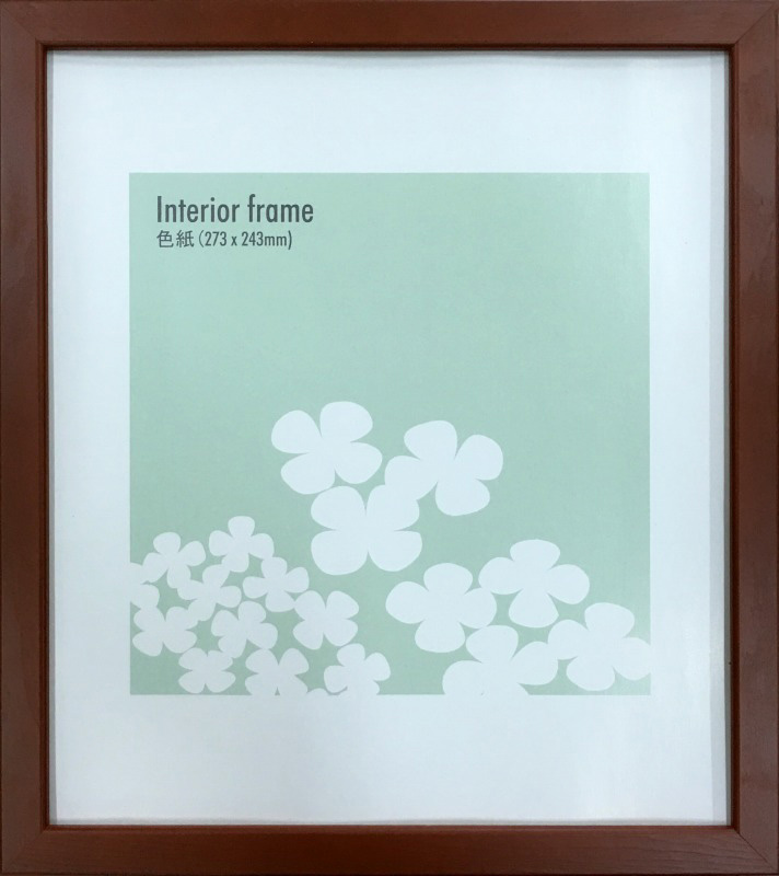 【個人宅配送不可】Interior Frame Orange Shikishi