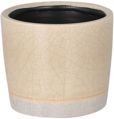 ylzszyʓrzCOLOR GLAZED POT COVER IVORY