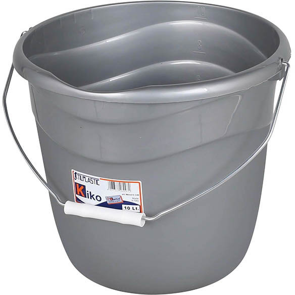 【個人宅配送不可】【送料別途】ITALIAN BUCKET KIKO 10L SILVER