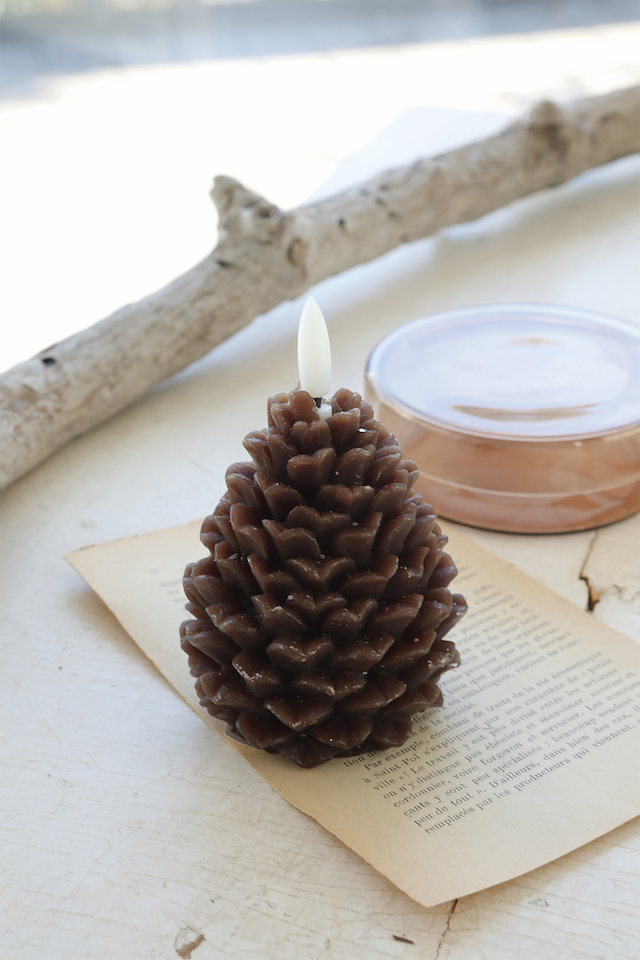 【個人宅不可】LEDキャンドルパインコーン