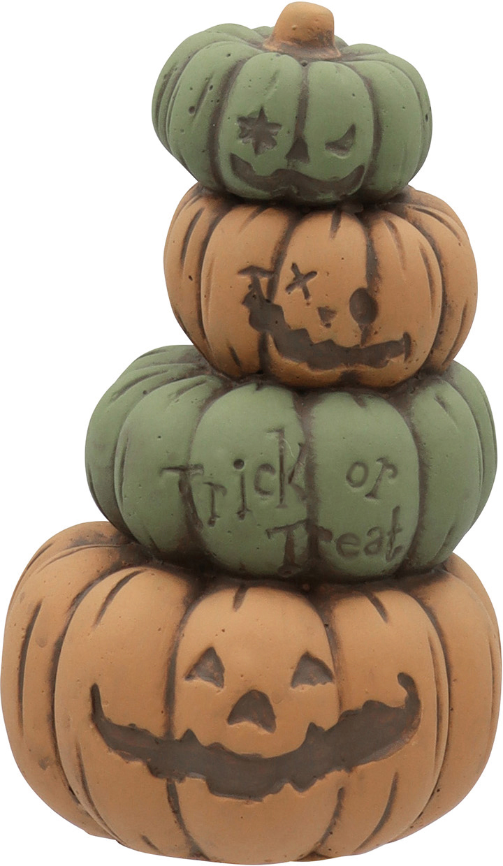 【個人宅配送不可】ジャックオーランタンオブジェ4-GR