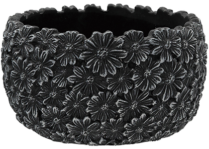 【個人宅配送不可】デイジーフラワーボウルS-BK
