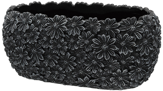 【個人宅配送不可】デイジーフラワーオーバルL-BK