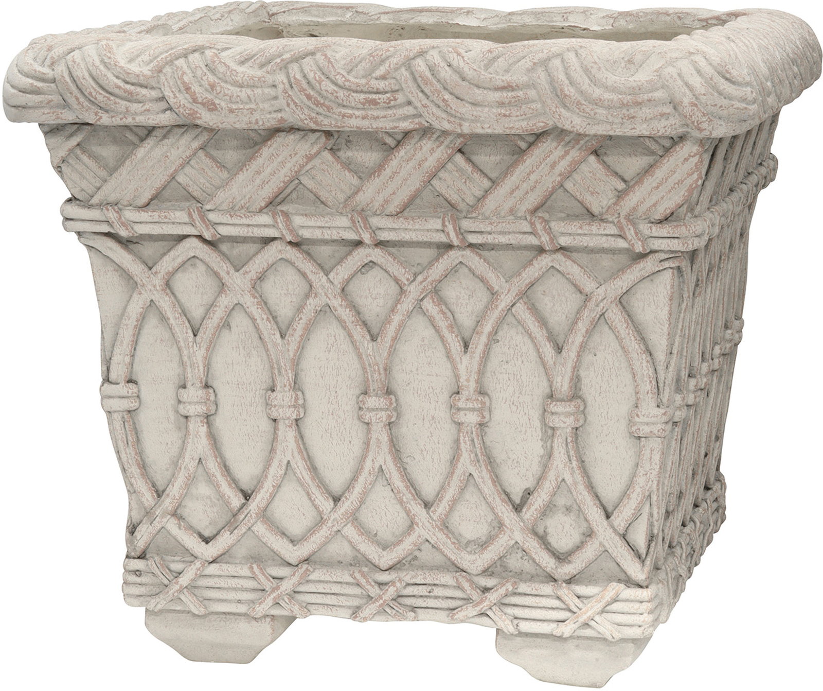 【個人宅不可】元上代¥5200トリコットバスケットスクエアL-IV