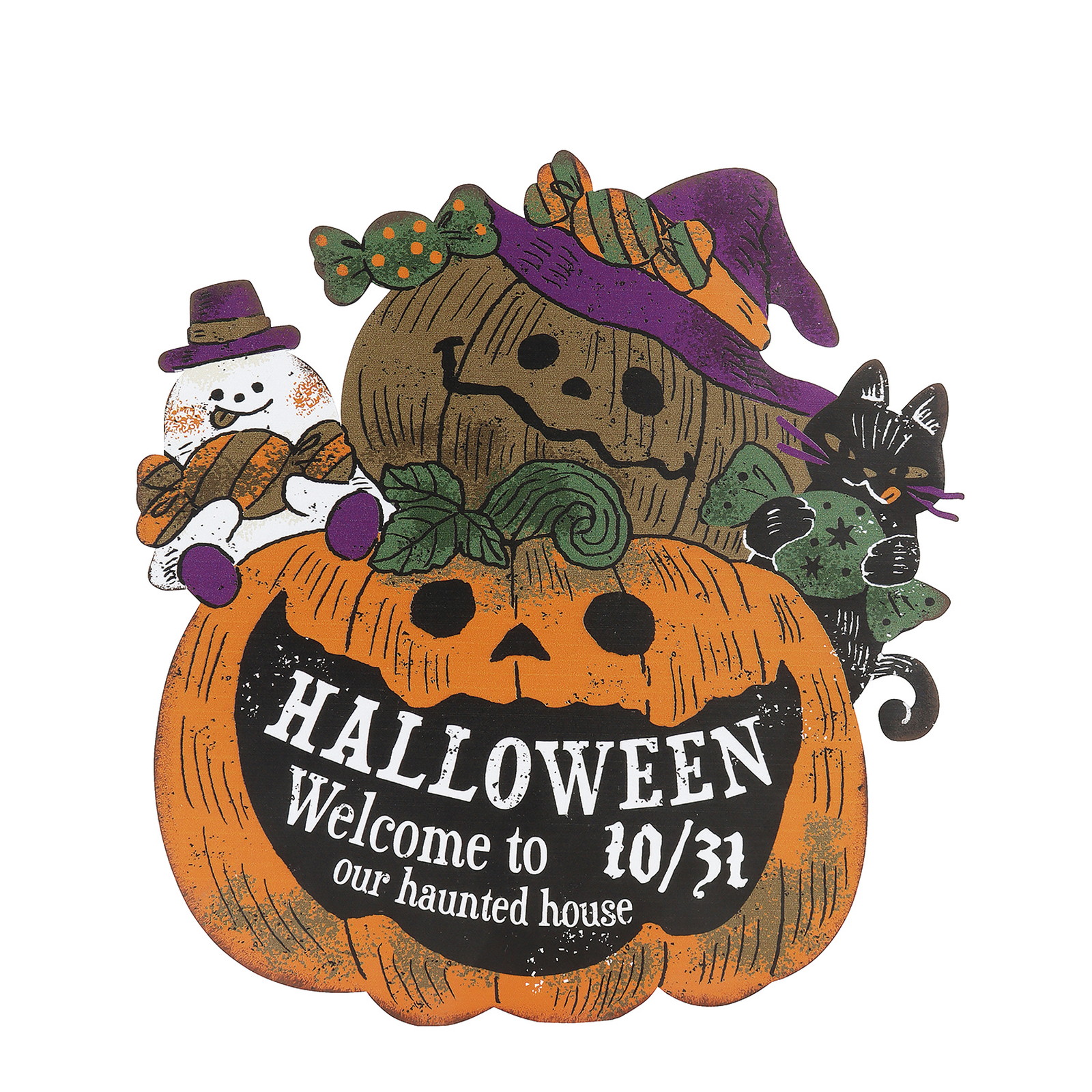 【個人宅配送不可】ハロウィンプレート26WELCOME