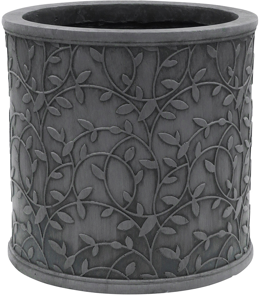 【個人宅配送不可】リーフモチーフラウンドS-BK