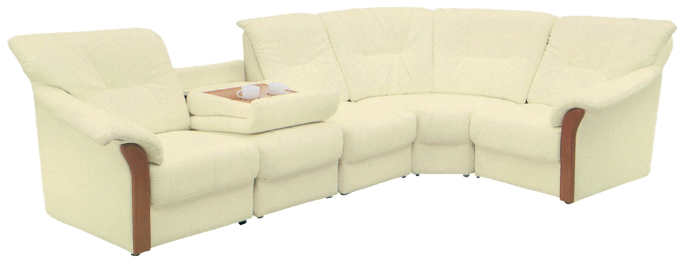 ラガー IV コーナー5点テーブル付