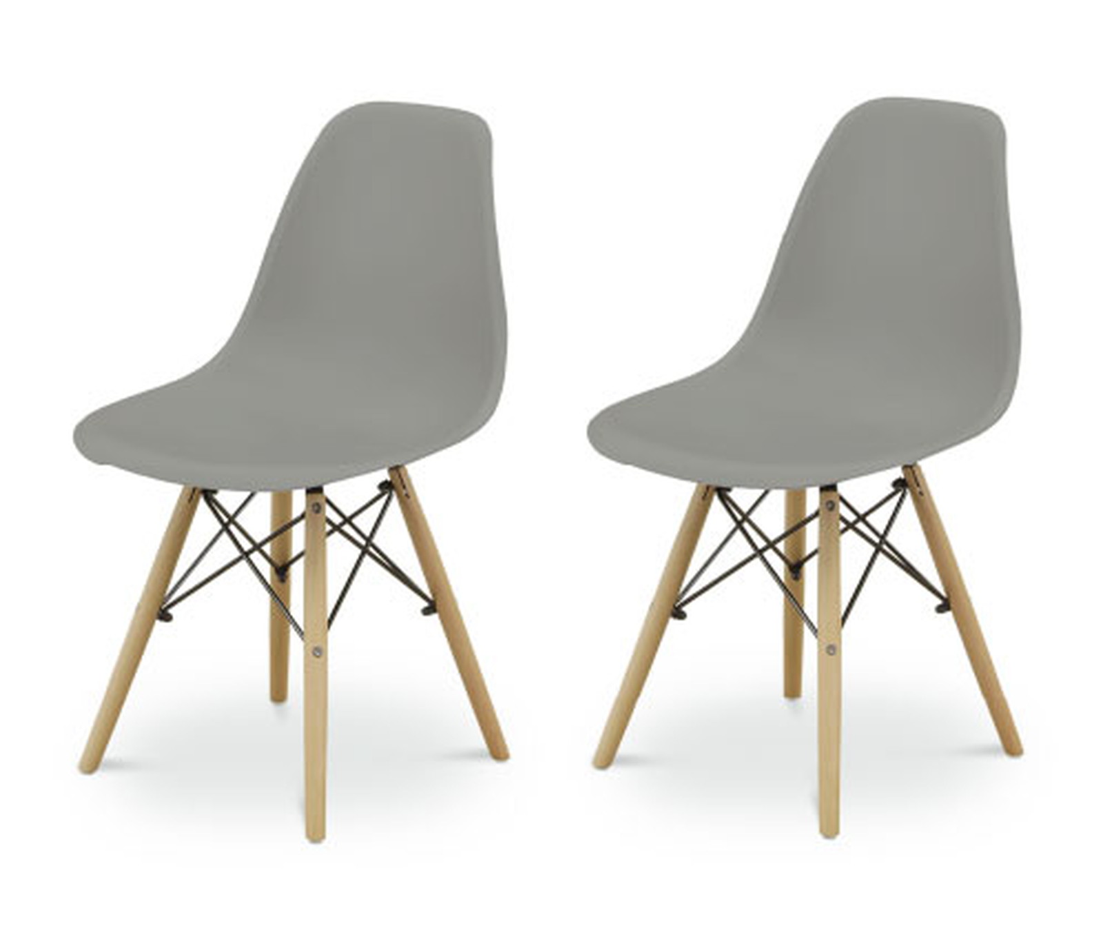 リーブス チェア 2脚入 ストーングレー