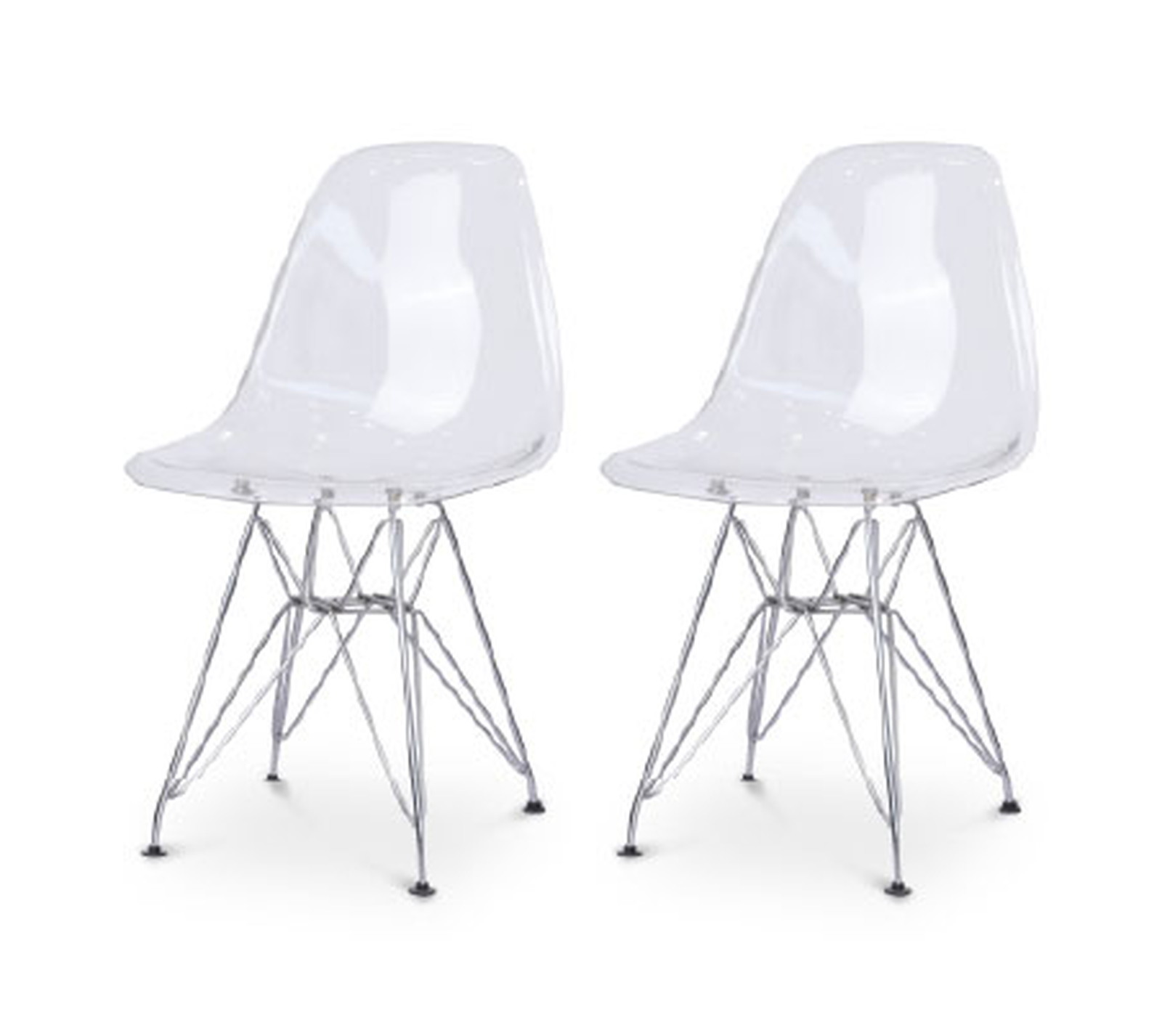 リーブス チェア 2脚入 クリア