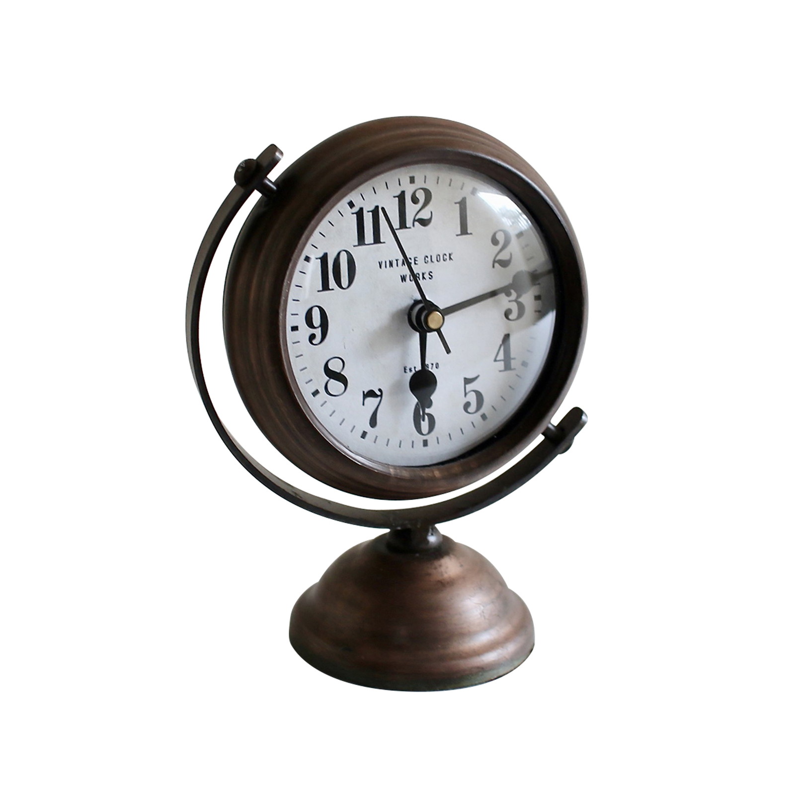 【個人宅配送不可】スタンドクロックカッパー