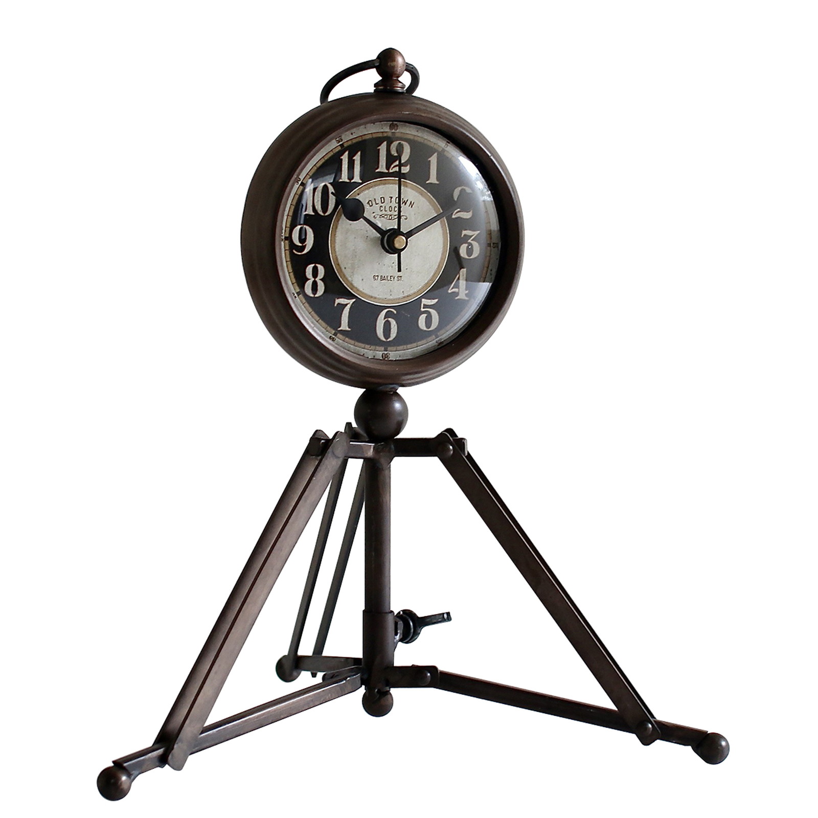 【個人宅配送不可】スタンドクロック三脚カッパー