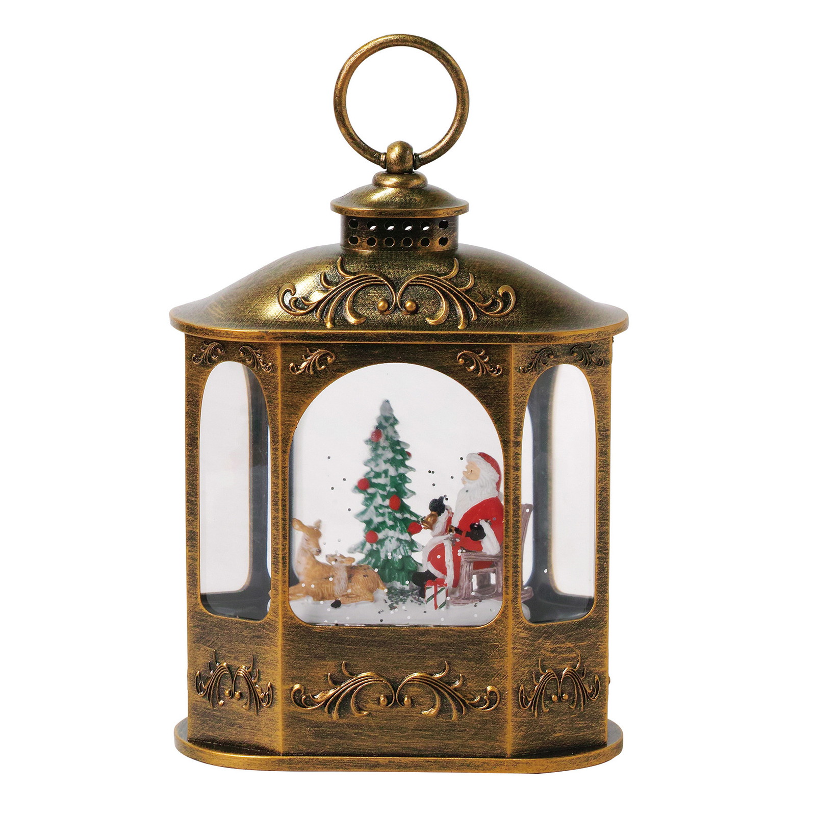 【個人宅配送不可】クリスマス スノーイングライト ランタン G