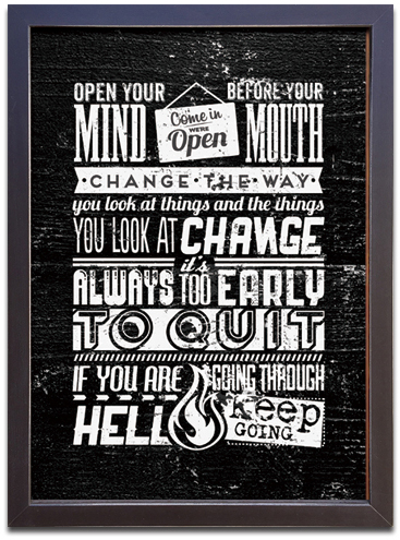 【個人宅配送不可】【5日以内】Sign Frame Logo 2