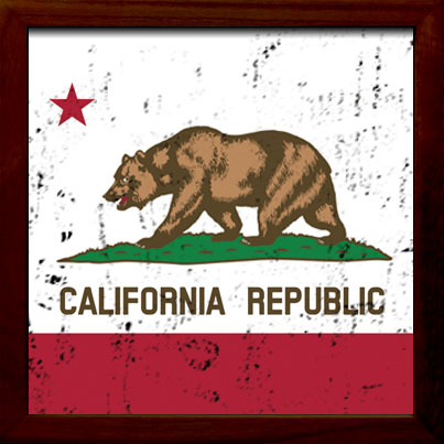 �y�l��z���s�z�y�T���ȓ��zSign Frame California Republic