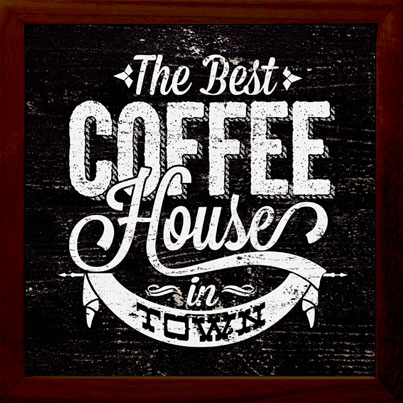 【個人宅配送不可】【5日以内】Sign Frame Coffee 1