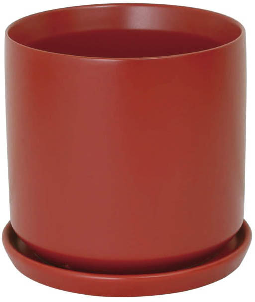 ylzszyʓrzCERAMIC POT 18 RED