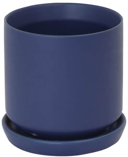 ylzszyʓrzCERAMIC POT 12 BLUE