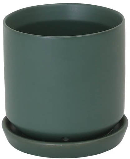 ylzszyʓrzCERAMIC POT 12 GREEN