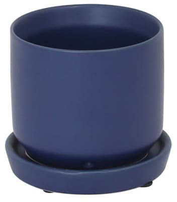 ylzszyʓrzCERAMIC POT 8 BLUE