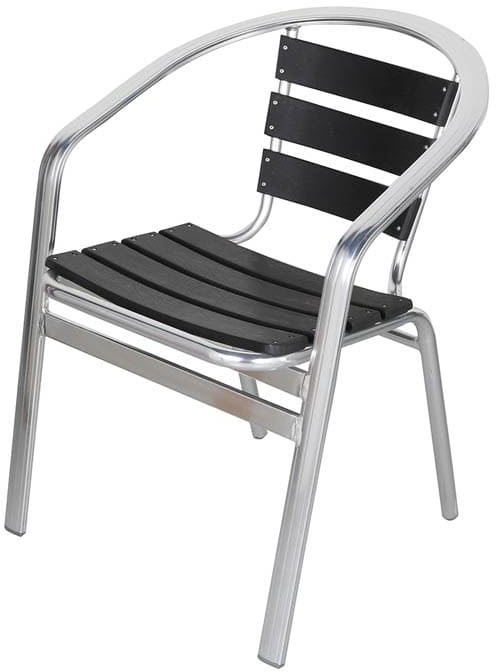 �y�l��z���s�z�y�����ʓr�zALUMINUMCAFECHAIRBLACK[PX]