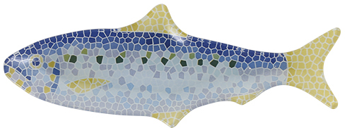 ylzszyʓrzGLASS FISHERY PLATE