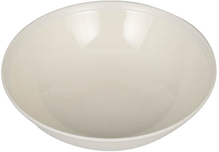 ylzszyʓrzBOWL WITH WHITE RIM IVORY