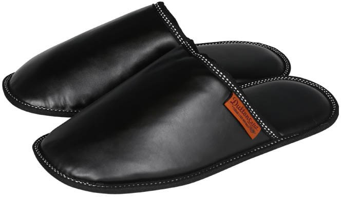 【個人宅配送不可】【送料別途】PU SLIPPERS EV MEN/BLACK