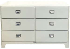 ylzszyʓrz2BY3 METAL DRAWERS IVORY