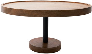 【個人宅配送不可】AMラウンドウッドプレートφ40xH21