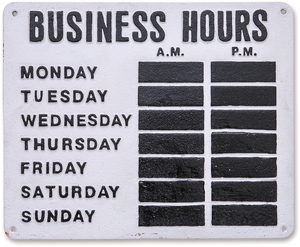 ylszڰ BUSINESS HOURS