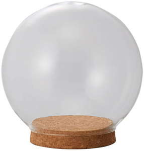 Glass Dome with Cork 1212H