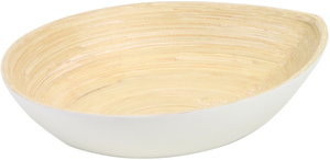 Bamboo Kuchen oval bowl WH