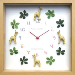 【個人宅配送不可】Display Clock Giraffe
