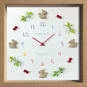 【個人宅配送不可】Display Clock Squirrel-2