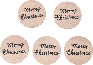 元上代¥580 ウッドラウンドMCサイン5P