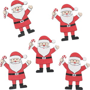 元上代¥780 ウッドサンタモチーフ5P