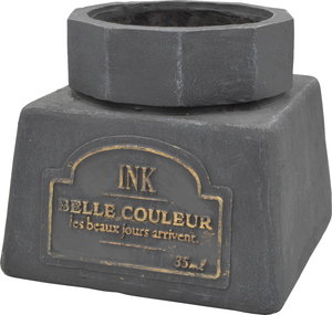 【個人宅配送不可】アンティークインクボトルL-BK