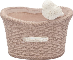 【個人宅配送不可】リリアンバスケットオーバルS-BR