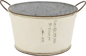 【個人宅配送不可】ルクープスリーローポットS-WH