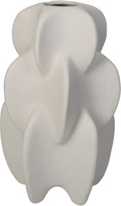 Vase Organic White 12x12x19cm