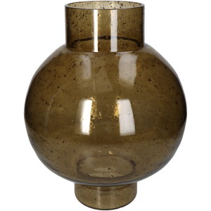 Vase Glass Brown 31x31x38cm