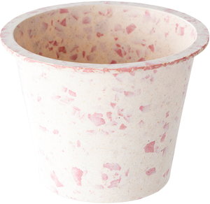 カラフルバンブーポット-S/ホワイト(10個)