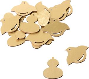 ウッドガショウモチーフパーツ16P GO