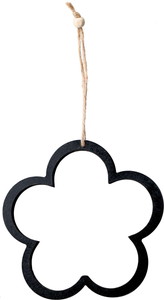 ウッドフラワーハンガーBLK